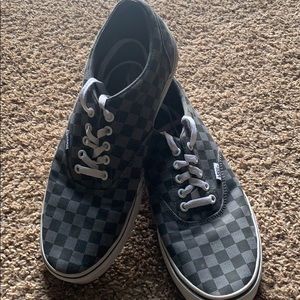 🔥Grey Checkered Vans😍